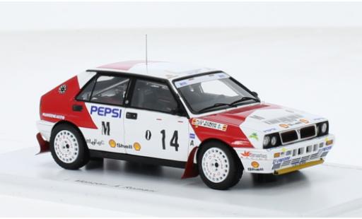 Lancia Delta 1/43 Spark HF Integrale 16V No.14 Rally Costa Brava 1991 1:43 miniature
