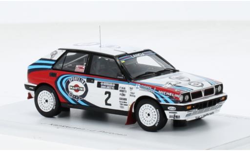 Lancia Delta 1/43 Spark HF Integrale 16V No.2 Martini Rallye WM 1000 Lakes Rallye 1991 1:43 miniature