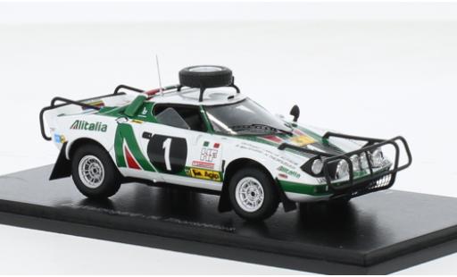 Lancia Stratos 1/43 Spark HF No.1 Alitalia Rallye WM Safari Rallye 1975 1:43 miniature