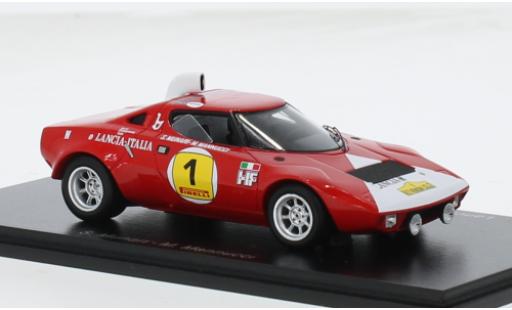 Lancia Stratos 1/43 Spark HF No.1 Rally Costa del Sol 1972 1:43 miniature