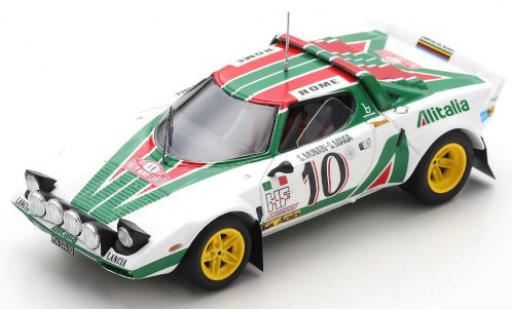 Miniature Lancia Stratos 1/43 Spark HF No.10 Alitalia Rallye WM Rallye Monte Carlo 1976 S.Munari/S.Maiga Lancia Stratos 1/43 Spark HF No.10 Alitalia Rallye WM Rallye Monte Carlo 1976 S.Munari/S.Maiga miniature
