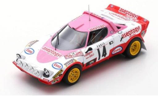 Lancia Stratos 1/43 Spark HF No.14 Aseptogyl Rallye WM Monte Carlo 1977 C.Dacremont/C.Galli miniature
