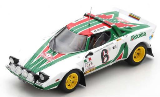 Miniature Lancia Stratos 1/43 Spark HF No.6 Alitalia Rallye WM Rallye Monte Carlo 1976 B.Waldegard/H.Thorszelius Lancia Stratos 1/43 Spark HF No.6 Alitalia Rallye WM Rallye Monte Carlo 1976 B.Waldegard/H.Thorszelius miniature