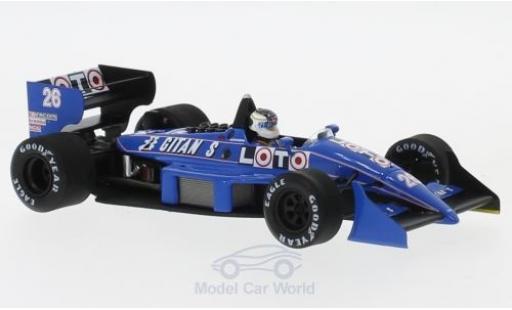 Miniature Ligier JS3 1/43 Spark 1 No.26 GP Detroit 1988 S.Johansson Ligier JS3 1/43 Spark 1 No.26 GP Detroit 1988 S.Johansson miniature