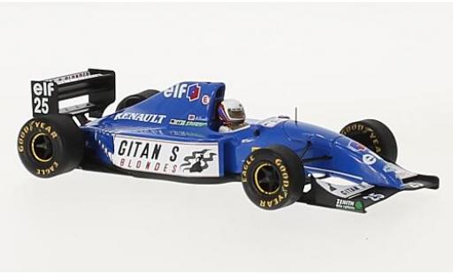 Miniature Ligier JS3 1/43 Spark 9 No.25 Gitanes Formel 1 GP South Afrika 1993 avec Decals M.Blundell Ligier JS3 1/43 Spark 9 No.25 Gitanes Formel 1 GP South Afrika 1993 avec Decals M.Blundell miniature