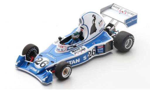 Miniature Ligier JS5 1/18 Spark No.26 Gitanes Gitanes Formel 1 GP Long Beach 1976 avec Decals J.Laffite Ligier JS5 1/18 Spark No.26 Gitanes Gitanes Formel 1 GP Long Beach 1976 avec Decals J.Laffite miniature