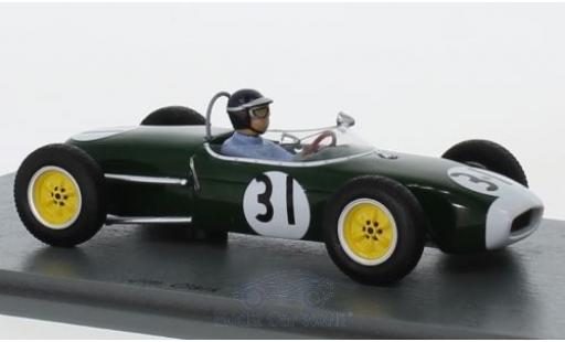 Lotus 18 1/43 Spark Formula Junior No.31 Oulton Park 1960 J.Clark miniature
