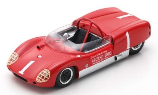 Miniature Lotus 19 1/43 Spark RHD No.1 Arciero Bros. Nassau Trophy 61 D.Gurney Lotus 19 1/43 Spark RHD No.1 Arciero Bros. Nassau Trophy 61 D.Gurney miniature