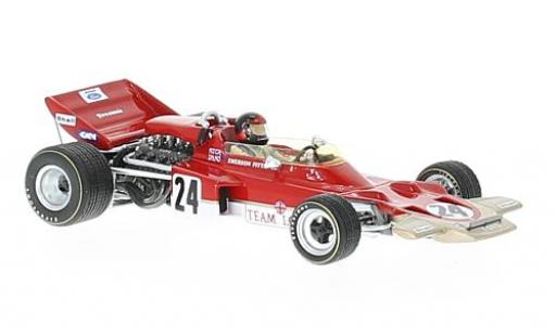 Miniature Lotus 72 1/43 Spark C No.24 Gold Leaf Formel 1 GP USA 1970 avec Decals E.Fittipaldi Lotus 72 1/43 Spark C No.24 Gold Leaf Formel 1 GP USA 1970 avec Decals E.Fittipaldi miniature