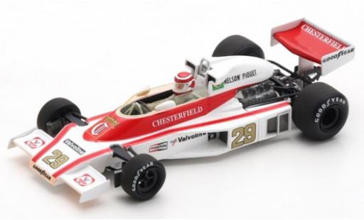 Miniature McLaren M23 1/43 Spark Ford No.29 Liggett Group / B&S Fabrications Chesterfield Formel 1 GP Österreich 1978 N.Piquet McLaren M23 1/43 Spark Ford No.29 Liggett Group / B&S Fabrications Chesterfield Formel 1 GP Österreich 1978 N.Piquet miniature
