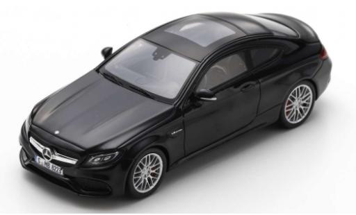 Miniature Mercedes Classe C 1/43 Spark AMG C63 Coupe (C205) noire 2018 Mercedes Classe C 1/43 Spark AMG C63 Coupe (C205) noire 2018 miniature