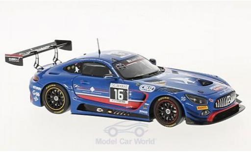 Miniature Mercedes AMG GT 1/43 Spark 3 No.16 Black Falcon 24h Spa 2017 O.Morley/M.Toril/M.Kirchhöfer/M.Götz Mercedes AMG GT 1/43 Spark 3 No.16 Black Falcon 24h Spa 2017 O.Morley/M.Toril/M.Kirchhöfer/M.Götz miniature