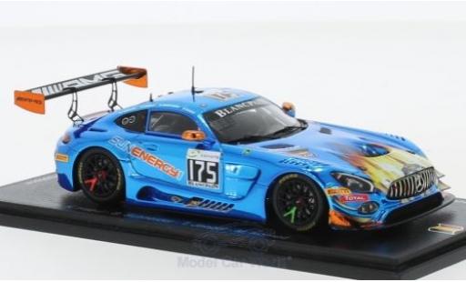 Miniature Mercedes AMG GT 1/43 Spark 3 No.175 Sun Energy 1 Team HTP Motorsport 24h Spa 2018 K.Habul/B.Schneider/T.Jäger/M.Konrad Mercedes AMG GT 1/43 Spark 3 No.175 Sun Energy 1 Team HTP Motorsport 24h Spa 2018 K.Habul/B.Schneider/T.Jäger/M.Konrad miniature