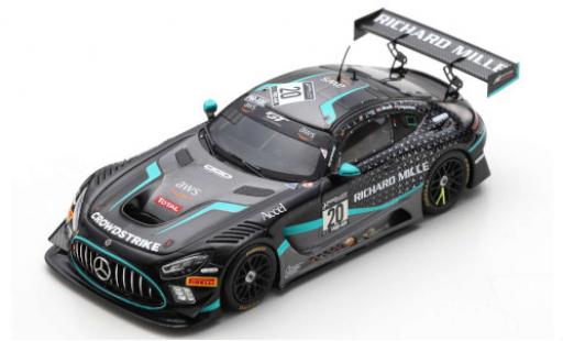 Miniature Mercedes AMG GT 1/43 Spark 3 No.20 SPS Automotive Performance Richard Mille 24h Spa 2020 G.Kurtz/V.Pierburg/D.Baumann/C.Braun Mercedes AMG GT 1/43 Spark 3 No.20 SPS Automotive Performance Richard Mille 24h Spa 2020 G.Kurtz/V.Pierburg/D.Baumann/C.Braun miniature