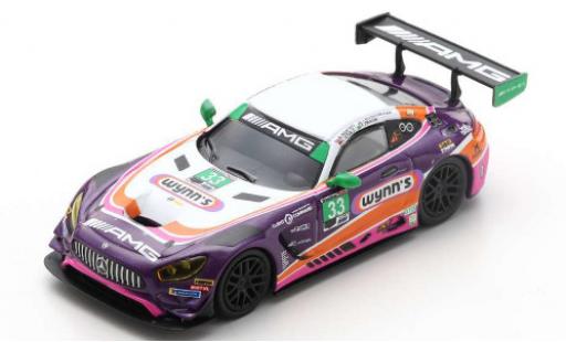 Miniature Mercedes AMG GT 1/64 Spark 3 No.33 Team Riley Motorsports Wynns 24h Daytona 2019 B.Keating/J.Bleekemolen/L.Stolz/F.Fraga Mercedes AMG GT 1/64 Spark 3 No.33 Team Riley Motorsports Wynns 24h Daytona 2019 B.Keating/J.Bleekemolen/L.Stolz/F.Fraga miniature