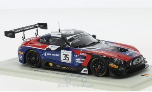 Miniature Mercedes AMG GT 1/43 Spark 3 No.35 SMP Racing by AKKA ASP 24h Spa 2018 M.Meadows/D.Bulatov/V.Petrov Mercedes AMG GT 1/43 Spark 3 No.35 SMP Racing by AKKA ASP 24h Spa 2018 M.Meadows/D.Bulatov/V.Petrov miniature