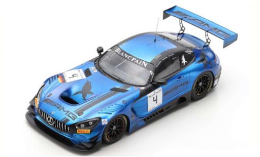 Mercedes AMG GT 1/18 Spark 3 No.4 Blancpain GT Series Endurance Cup 2018 Y.Buurman/M.Engel/L.Stolz miniature