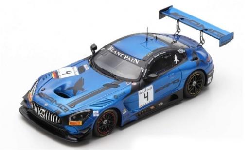 Miniature Mercedes AMG GT 1/43 Spark 3 No.4 -AMG Team Black Falcon Blancpain GT Series Endurance Cup 2018 Y.Buurman/M.Engel/L.Stolz Mercedes AMG GT 1/43 Spark 3 No.4 -AMG Team Black Falcon Blancpain GT Series Endurance Cup 2018 Y.Buurman/M.Engel/L.Stolz miniature
