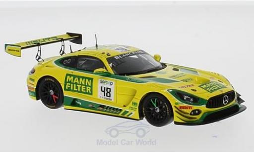Miniature Mercedes AMG GT 1/43 Spark 3 No.48 Mann-Filter Team HTP Motorsport 24h Spa 2017 I.Dontje/P.Assenheimer/K.Heyer Mercedes AMG GT 1/43 Spark 3 No.48 Mann-Filter Team HTP Motorsport 24h Spa 2017 I.Dontje/P.Assenheimer/K.Heyer miniature