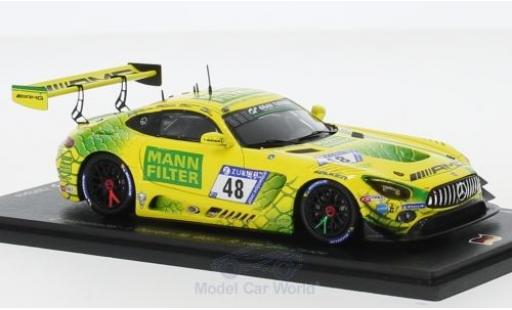 Miniature Mercedes AMG GT 1/43 Spark 3 No.48 -AMG Team Mann Filter 24h Nürburgring 2018 C.Hohenadel/I.Dontje/M.Götz/R.van der Zande Mercedes AMG GT 1/43 Spark 3 No.48 -AMG Team Mann Filter 24h Nürburgring 2018 C.Hohenadel/I.Dontje/M.Götz/R.van der Zande miniature