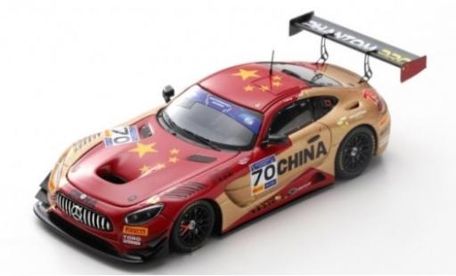 Miniature Mercedes AMG GT 1/43 Spark 3 No.70 Phantom Pro FIA Motorsport Games GT Cup Vallelunga 2019 Team China Y.Zhang/K.Zang Mercedes AMG GT 1/43 Spark 3 No.70 Phantom Pro FIA Motorsport Games GT Cup Vallelunga 2019 Team China Y.Zhang/K.Zang miniature