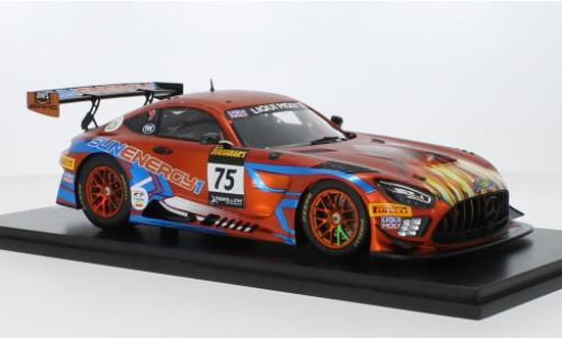 Mercedes AMG GT 1/18 Spark 3 No.75 SunEnergy 1 Racing 12h Bathurst 2022 1:18 miniature