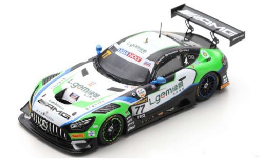Miniature Mercedes AMG GT 1/43 Spark 3 No.77 -AMG Team CraftBamboo Racing 12h Bathurst 2020 M.Engel/L.Stolz/Y.Buurman Mercedes AMG GT 1/43 Spark 3 No.77 -AMG Team CraftBamboo Racing 12h Bathurst 2020 M.Engel/L.Stolz/Y.Buurman miniature