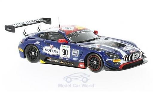 Miniature Mercedes AMG GT 1/43 Spark 3 No.90 AKKA ASP Blancpain Endurance Series 24h Spa 2017 E.Mortara/M.Meadows/R.Marciello Mercedes AMG GT 1/43 Spark 3 No.90 AKKA ASP Blancpain Endurance Series 24h Spa 2017 E.Mortara/M.Meadows/R.Marciello miniature