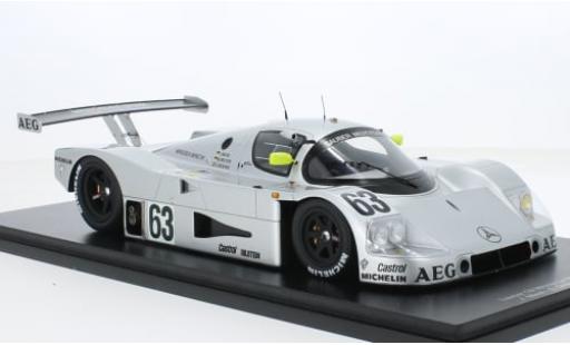 Miniature Mercedes C9 1/18 Spark No.63 24h Le Mans 1989 1:18 Mercedes C9 1/18 Spark No.63 24h Le Mans 1989 1:18 miniature