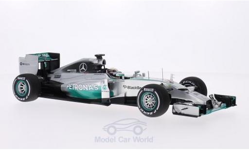 Miniature Mercedes F1 1/18 Spark W05 No.44 Petronas Formel 1 GP Großbritannien 2014 inklusive Figur L.Hamilton ohne Vitrine Mercedes F1 1/18 Spark W05 No.44 Petronas Formel 1 GP Großbritannien 2014 inklusive Figur L.Hamilton ohne Vitrine miniature