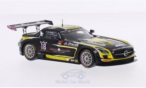 Miniature Mercedes SLS 1/43 Spark AMG GT3 No.18 Black Falcon Racing 24h Spa 2015 O.Morley/S.Johnston/M.Engel/B.Schneider Mercedes SLS 1/43 Spark AMG GT3 No.18 Black Falcon Racing 24h Spa 2015 O.Morley/S.Johnston/M.Engel/B.Schneider miniature