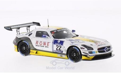 Miniature Mercedes SLS 1/43 Spark AMG GT3 No.22 Rowe Racing 24h Nürburgring 2014 M.Zehe/C.Hohenadel/N.Bastian/M.Engel Mercedes SLS 1/43 Spark AMG GT3 No.22 Rowe Racing 24h Nürburgring 2014 M.Zehe/C.Hohenadel/N.Bastian/M.Engel miniature