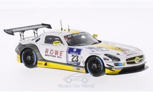 Miniature Mercedes SLS 1/43 Spark AMG GT3 No.23 Rowe Racing 24h Nürburgring 2014 K.Graf/J.Seyffarth/T.Jäger/R.Göransson Mercedes SLS 1/43 Spark AMG GT3 No.23 Rowe Racing 24h Nürburgring 2014 K.Graf/J.Seyffarth/T.Jäger/R.Göransson miniature