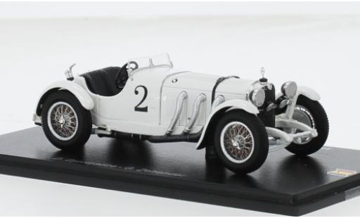 Mercedes SSK 1/43 Spark No.2 24h Spa 1931 1:43 miniature
