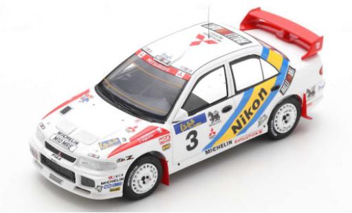 Mitsubishi Lancer 1/43 Spark Evolution III No.3 Marlboro Rallye Hong Kong - Peking 1995 mit Decals A.Vatanen/F.Pons miniature