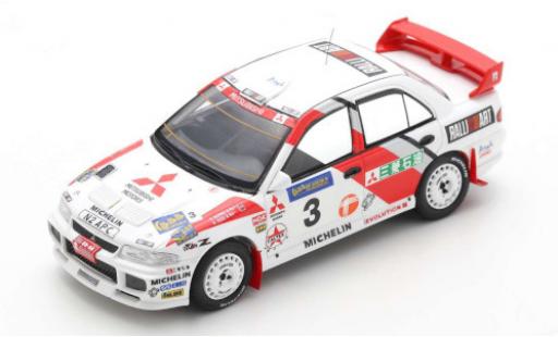 Mitsubishi Lancer 1/43 Spark Evolution III No.3 Rallye Hong Kong - Peking 1996 R.Burns/R.Reid miniature