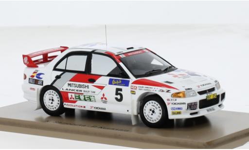Mitsubishi Lancer 1/43 Spark Evolution III No.5 Rallye Hong Kong - Peking 1995 1:43 miniature