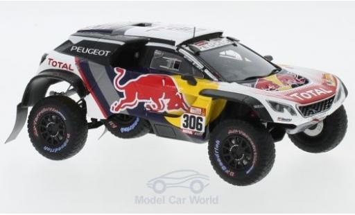 Miniature Peugeot 3008 1/43 Spark DKR Maxi No.306 Team Total Rallye Dakar 2018 S.Loeb/D.Elena Peugeot 3008 1/43 Spark DKR Maxi No.306 Team Total Rallye Dakar 2018 S.Loeb/D.Elena miniature