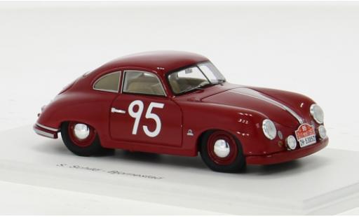 Porsche 356 1/43 Spark 1100 No.95 Rallye Monte Carlo 1954 1:43 miniature