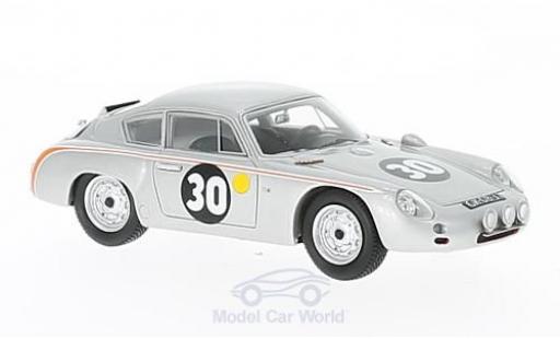 Porsche 356 A 1/43 Spark B Carrera Abarth No.30 System Engineering 24h Le Mans 1962 B.Pon/C.Godin de Beaufort miniature