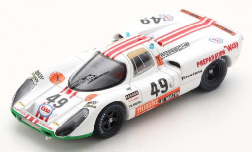 Miniature Porsche 907 1/43 Spark RHD No.49 24h Le Mans 1971 W.Brun/P.Mattli Porsche 907 1/43 Spark RHD No.49 24h Le Mans 1971 W.Brun/P.Mattli miniature