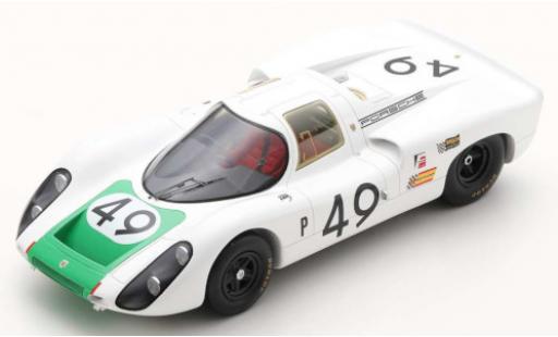 Porsche 907 1/18 Spark C RHD No.49 12h Sebring 1968 H.Herrmann/J.Siffert miniature