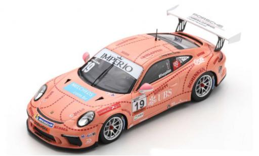 Porsche 991 GT3 Cup 1/43 Spark 911 () GT3 Cup No.19 Carrera Cup Brasilien 2018 T.Filho/R.Mello miniature