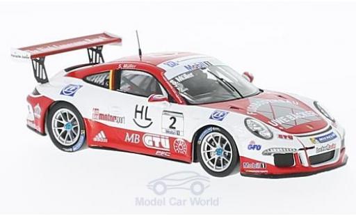 Porsche 991 GT3 Cup 1/43 Spark 911 () GT3 Cup No.2 Supercup 2016 S.Müller miniature