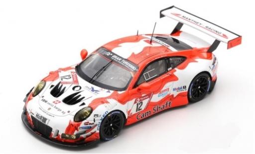 Miniature Porsche 992 GT3 R 1/43 Spark 911 (991) GT3 R No.12 Manthey-Racing 24h Nürburgring 2019 O.Klohs/L.Kern/D.Olsen/M.Cairoli Porsche 992 GT3 R 1/43 Spark 911 (991) GT3 R No.12 Manthey-Racing 24h Nürburgring 2019 O.Klohs/L.Kern/D.Olsen/M.Cairoli miniature