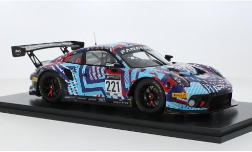 Porsche 991 GT3 R 1/18 Spark 911  No.221 GPX Martini Racing Spa Test Days 2022 1:18 miniature