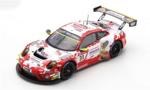 Miniature Porsche 992 GT3 R 1/43 Spark 911 (991) GT3 R No.31 Frikadelli Racing Team 24h Nürburgring 2020 L.Kern/M.Jaminet/M.Martin/L.D.Arnold Porsche 992 GT3 R 1/43 Spark 911 (991) GT3 R No.31 Frikadelli Racing Team 24h Nürburgring 2020 L.Kern/M.Jaminet/M.Martin/L.D.Arnold miniature