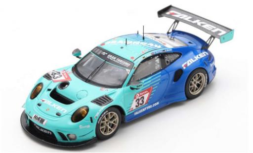 Miniature Porsche 992 GT3 R 1/43 Spark 911 (991) GT3 R No.33 Falken Motorsports Falken 24h Nürburgring 2020 K.Bachler/S.Müller/C.Engelhart/D.Werner Porsche 992 GT3 R 1/43 Spark 911 (991) GT3 R No.33 Falken Motorsports Falken 24h Nürburgring 2020 K.Bachler/S.Müller/C.Engelhart/D.Werner miniature