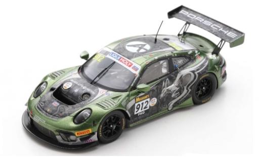 Miniature Porsche 992 GT3 R 1/43 Spark 911 (991) GT3 R No.912 Absolute Racing 12h Bathurst 2020 D.Werner/M.Cairoli/T.Preining Porsche 992 GT3 R 1/43 Spark 911 (991) GT3 R No.912 Absolute Racing 12h Bathurst 2020 D.Werner/M.Cairoli/T.Preining miniature