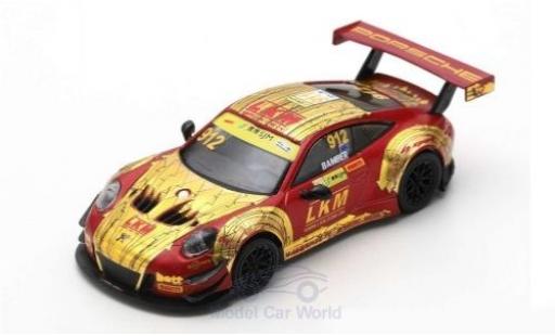 Miniature Porsche 991 GT3 R 1/43 Spark 911 () GT3 R No.912 Manthey-Racing Fia GT World Cup Macau 2018 E.Bamber Porsche 991 GT3 R 1/43 Spark 911 () GT3 R No.912 Manthey-Racing Fia GT World Cup Macau 2018 E.Bamber miniature